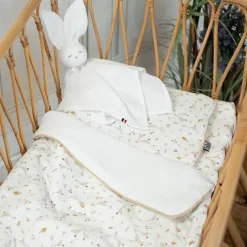 Sevira Kids Ensemble coussin et couverture pour berceau et couffin Sidonia