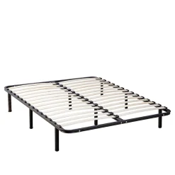 Olympe Literie Ensemble Cristal 90x200 cm Matelas Mousse + Sommier Métal