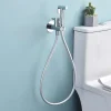 Poalgi Ensemble douchette hygiénique WC SKY BATH chromé Inox S304 série HARMONY
