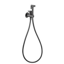 Poalgi Ensemble douchette hygiénique WC SKY BATH black gun metal PVD Inox S304 série HARMONY