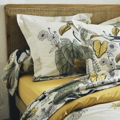 Tradilinge Ensemble draps et taie Toco (90x190 cm - Kaki) Best