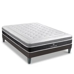 Hypsom Ensemble Elégance 140x190 cm Matelas Mousse + Sommier Bois Sale