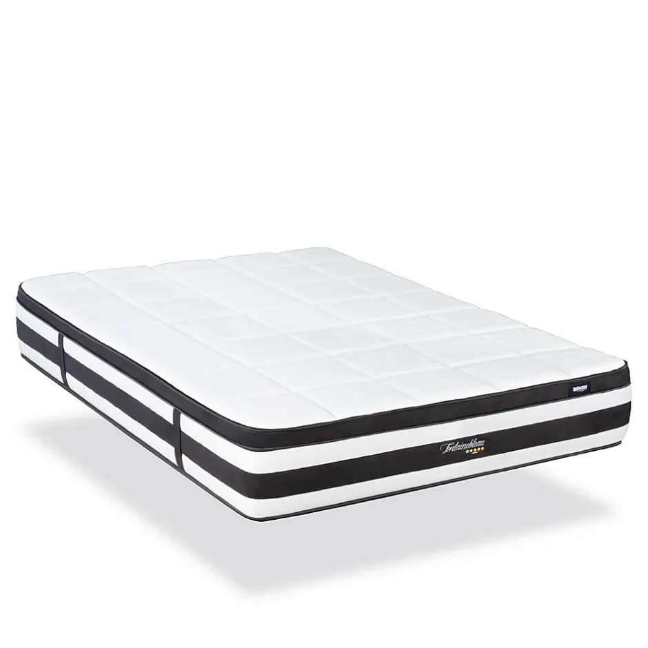 Bellecour Ensemble Fontainebleau 140x200 cm Matelas Ressorts ensachés + Sommier Bois Outlet