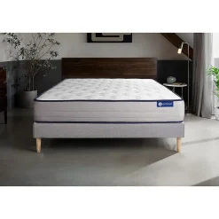 Actisom Ensemble Latex et mémoire de forme de confort Ferme avec sommier kit New
