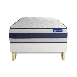 Actisom Ensemble Latex et mémoire de forme de confort Ferme avec sommier kit