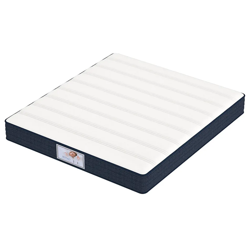 Teeno Ensemble Matelas à ressorts +Sommier à Lattes sur Pieds, 140x190cm, Epaisseur du Matelas 22cm