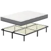 Teeno Ensemble Matelas à ressorts +Sommier à Lattes sur Pieds, 160x200cm, Epaisseur du Matelas 20cm Clearance
