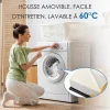 Teeno Ensemble matelas double en mousse de 17 cm + sommier à lattes larges 140x200 cm Sale
