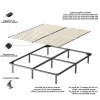 Teeno Ensemble Matelas en mousse + Sommier à Lattes 160x200cm, Epaisseur du Matelas 18 cm Best