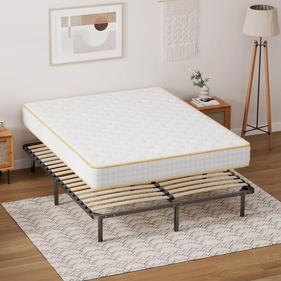 Teeno Ensemble Matelas en mousse + Sommier à Lattes 160x200cm, Epaisseur du Matelas 18 cm Best
