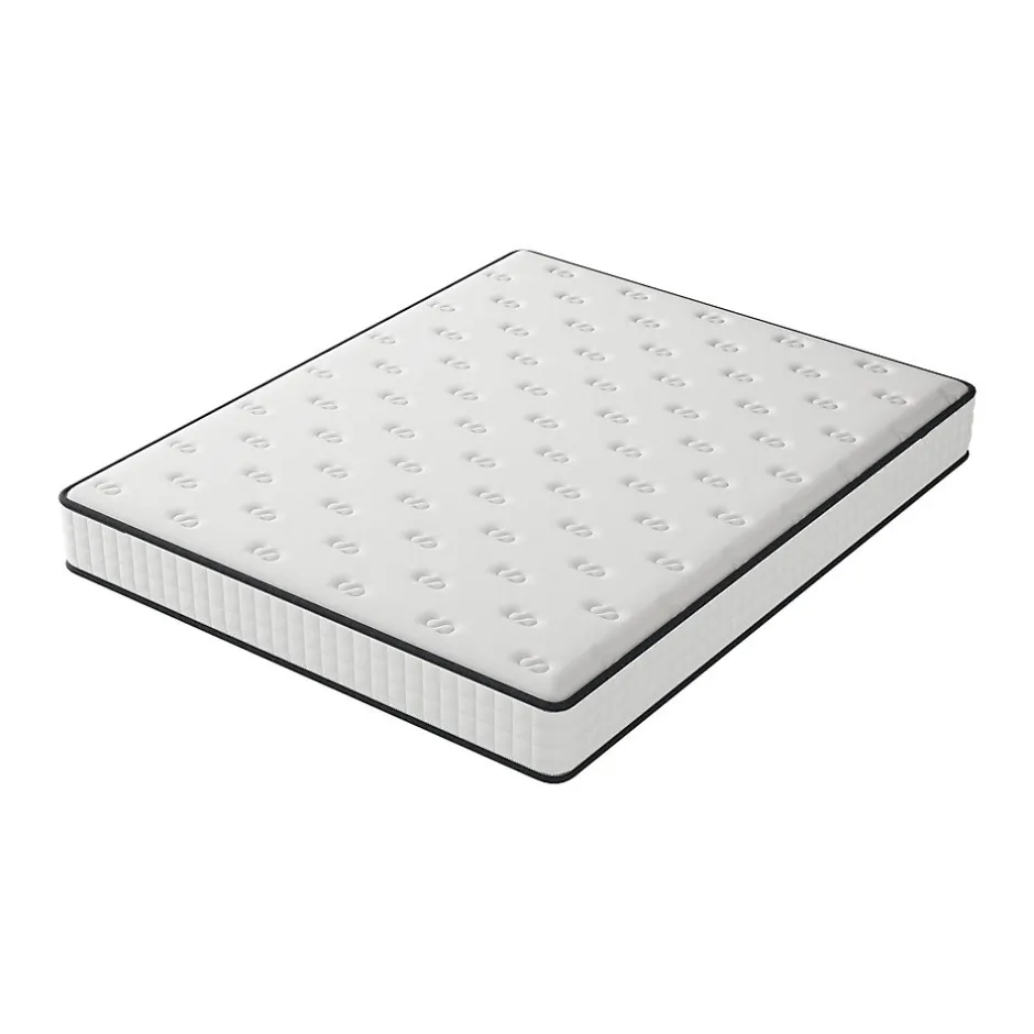 Teeno Ensemble Matelas en mousse + Sommier à Lattes 140x190cm, Epaisseur du Matelas 22cm