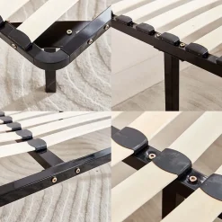 Teeno Ensemble Matelas en mousse + Sommier à Lattes 160x200cm, Epaisseur du Matelas 22cm Sale