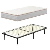 Teeno Ensemble Matelas en mousse + Sommier à Lattes 90x190cm, Epaisseur du Matelas 18 cm