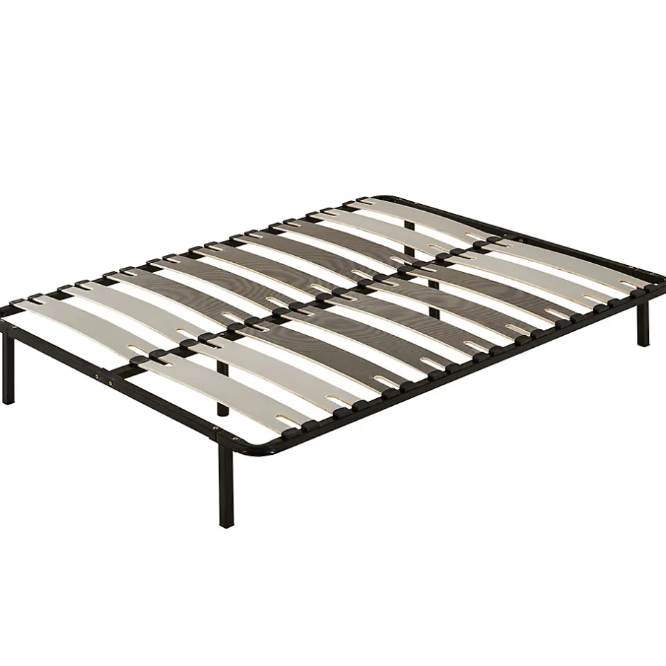 Teeno Ensemble Matelas en mousse + Sommier avec lattes larges 140x190cm, Epaisseur du Matelas 18 cm Outlet
