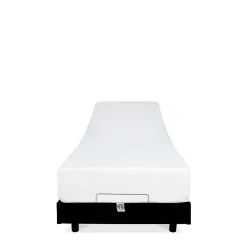 Bellecour Ensemble Matelas Mousse Accueil Mémoire de forme + Sommier électrique Flex 90x200 cm Online
