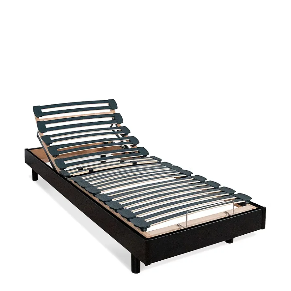 Bellecour Ensemble Matelas Mousse Accueil Mémoire de forme + Sommier électrique Flex 90x200 cm Online