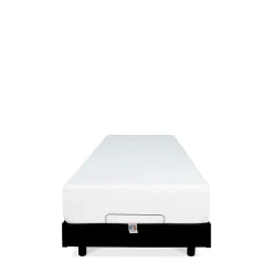 Bellecour Ensemble Matelas Mousse Accueil Mémoire de forme + Sommier électrique Flex 70x200 cm