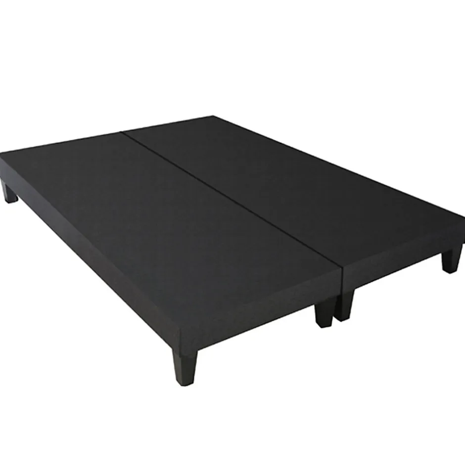 Idliterie Ensemble matelas ressort 7 zones mémoire forme sommier 2x90x200
