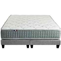 Idliterie Ensemble matelas ressort 7 zones face hiver/eté différente 2x80x200
