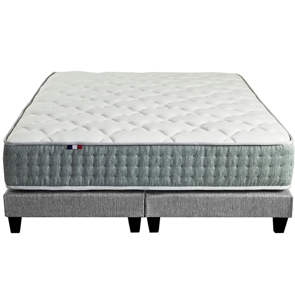 Idliterie Ensemble matelas ressort 7 zones face hiver/eté différente 2x80x200