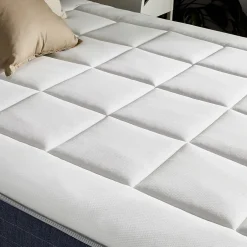Idliterie Ensemble matelas ressort 7 zones et mémoire forme sommier 2x90x200 Hot