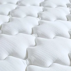 Idliterie Ensemble matelas ressorts ASTRE + sommier kit gris à lattes flexibles 160x200 New