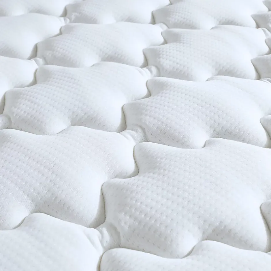 Idliterie Ensemble matelas ressorts ASTRE + sommier kit gris à lattes flexibles 160x200 New