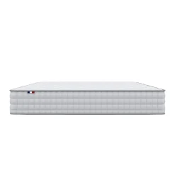 Idliterie Ensemble matelas ressorts ASTRE + sommier kit gris à lattes flexibles 160x200 New