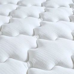 Idliterie Ensemble matelas ressorts ASTRE + sommier kit beige à lattes flexibles 160x200