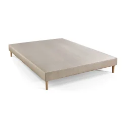Marmottes & Co Ensemble Mémoire de forme de confort Très ferme avec sommier tapissier