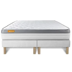 Sept Nuits Ensemble Mémoire de forme de confort Ferme avec sommier tapissier Outlet