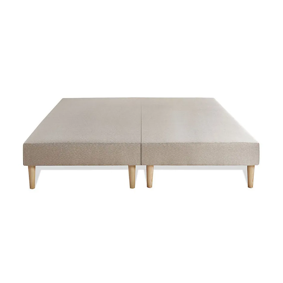 Marmottes & Co Ensemble Mémoire de forme de confort Equilibré avec sommier tapissier