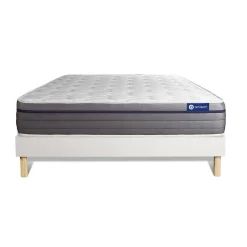 Actisom Ensemble Mémoire de forme de confort Equilibré avec sommier kit Outlet