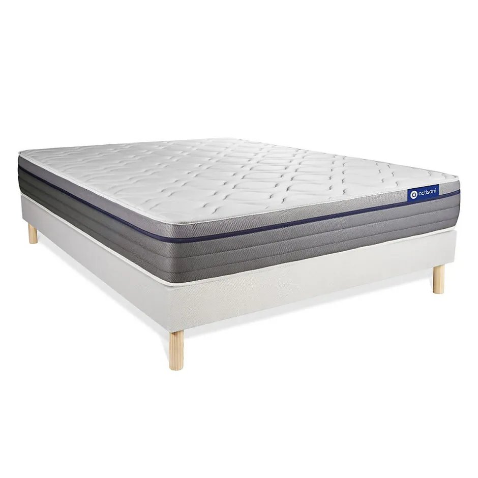 Actisom Ensemble Mémoire de forme de confort Equilibré avec sommier kit Outlet