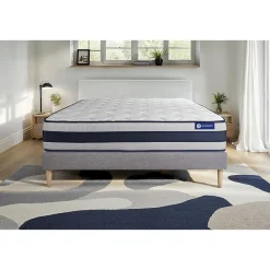 Actisom Ensemble Mémoire de forme de confort Ferme avec sommier kit