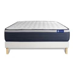 Actisom Ensemble Mémoire de forme de confort Ferme avec sommier kit