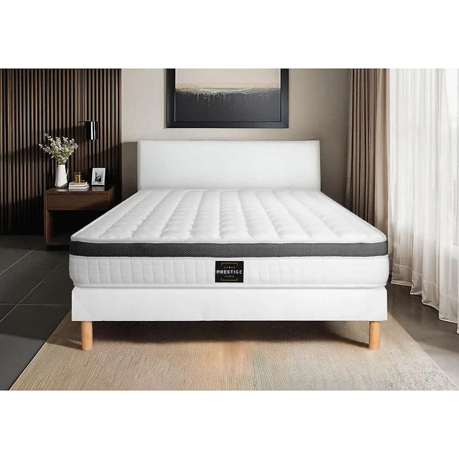 Prestige Literie Ensemble Mémoire de forme de confort Ferme avec sommier tapissier Sale