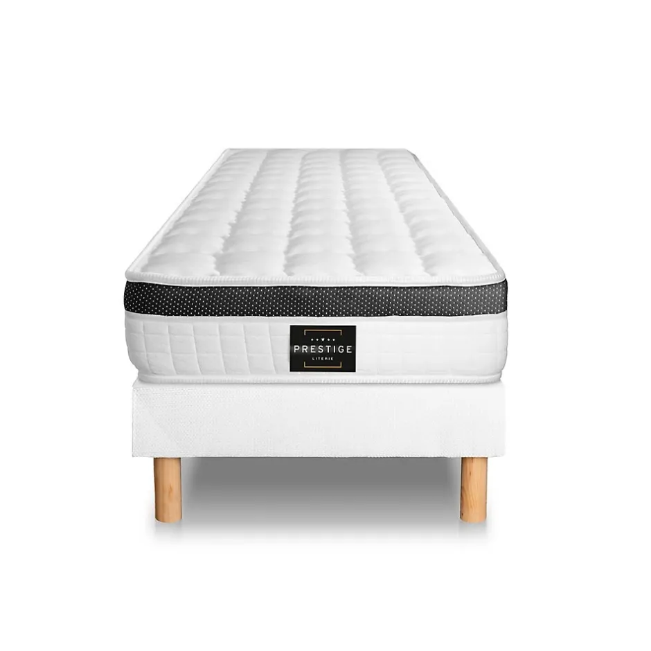 Prestige Literie Ensemble Mémoire de forme de confort Ferme avec sommier tapissier Sale