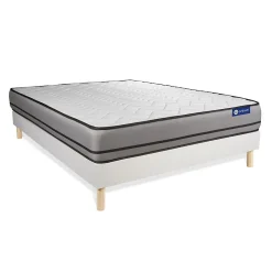 Actisom Ensemble Mémoire de forme de confort Très ferme avec sommier kit