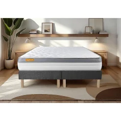 Sept Nuits Ensemble Mémoire de forme de confort Ferme avec sommier tapissier Clearance