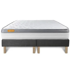 Sept Nuits Ensemble Mémoire de forme de confort Ferme avec sommier tapissier Clearance