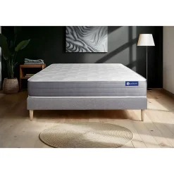 Actisom Ensemble Mémoire de forme de confort Mi-ferme avec sommier kit Online