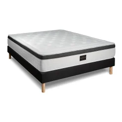 Prestige Literie Ensemble Mémoire de forme de confort Equilibré avec sommier kit