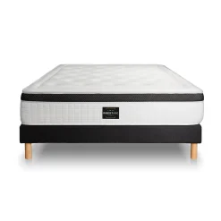 Prestige Literie Ensemble Mémoire de forme de confort Equilibré avec sommier kit
