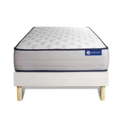 Actisom Ensemble Mémoire de forme de confort Ferme avec sommier kit