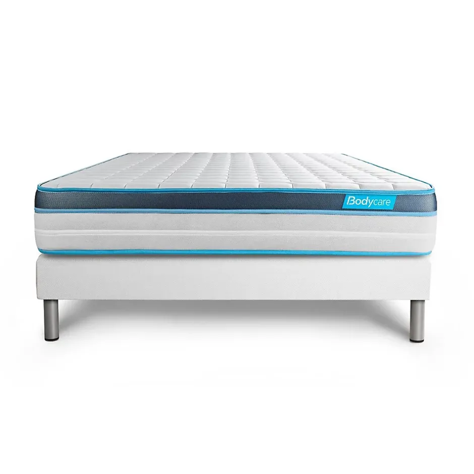 Bodycare Ensemble Mémoire de forme de confort Ferme avec sommier tapissier Outlet