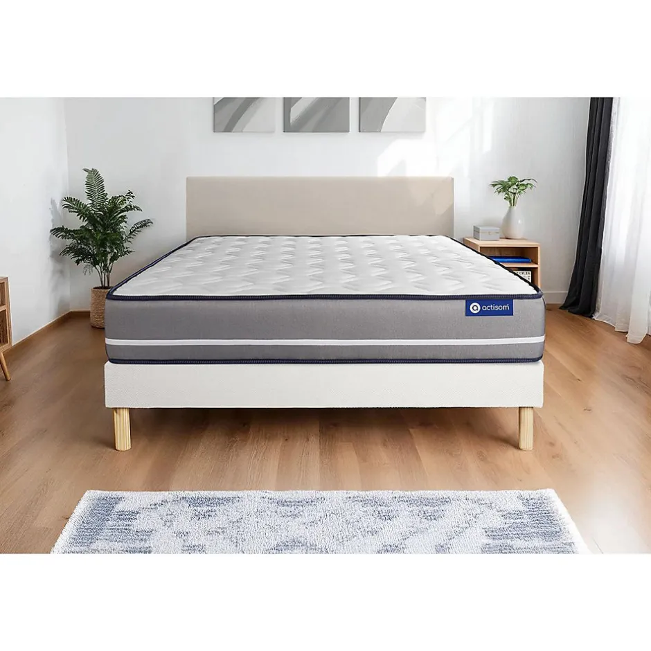 Actisom Ensemble Mémoire de forme de confort Ferme avec sommier kit Online