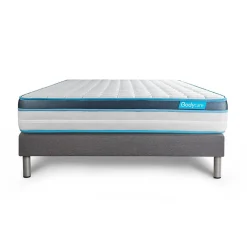 Bodycare Ensemble Mémoire de forme de confort Ferme avec sommier tapissier