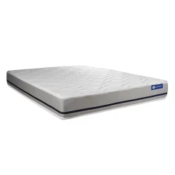 Actisom Ensemble Mémoire de forme de confort Mi-ferme avec sommier kit