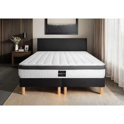 Prestige Literie Ensemble Mémoire de forme de confort Ferme avec sommier tapissier Online